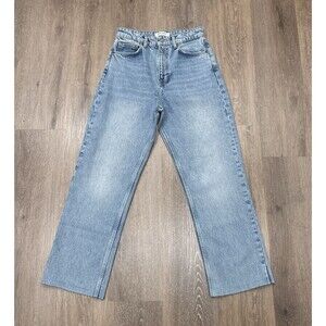 Reformation Light Blue Straight Leg Jeans